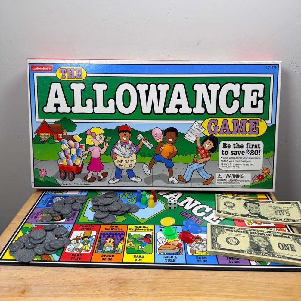 Lakeshore The Allowance Game Kids Board Game LC1279 Money Management Educational
